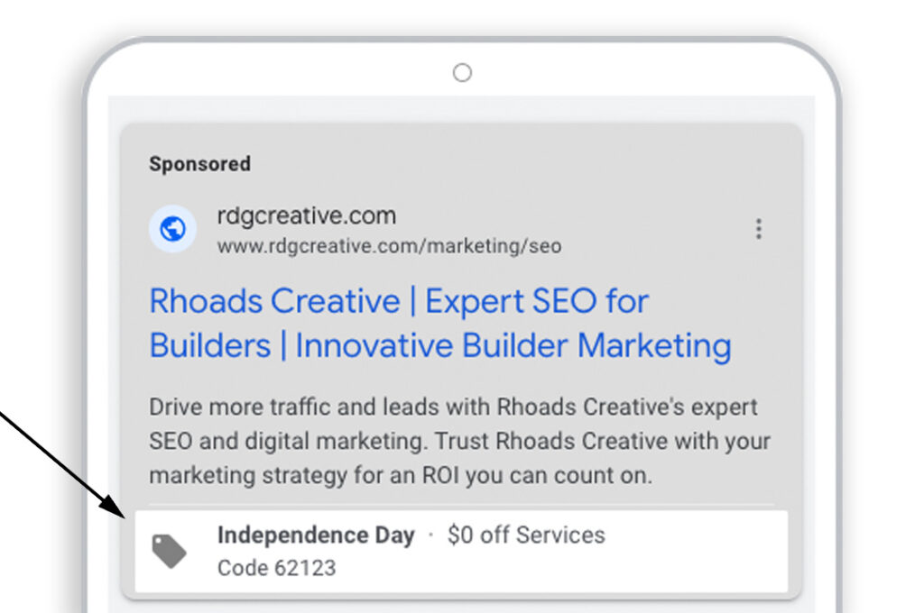 Google Ads Promotion Extension